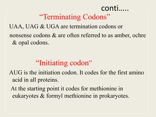 Different between codon and
anticodon
• Codon could be present in both DNA & RNA,
but anticodon is always present in RNA &...
