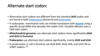 Genetic code | PPTX