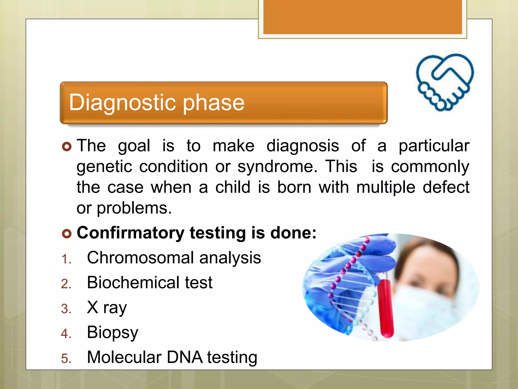 Genetic counseling: indications, types, purposes, beneficiaries, phases ...