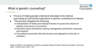 Genetic Counseling Seminar.pdf,......... | PDF