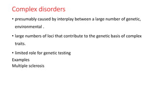 Genetic disease in neurology | PPTX