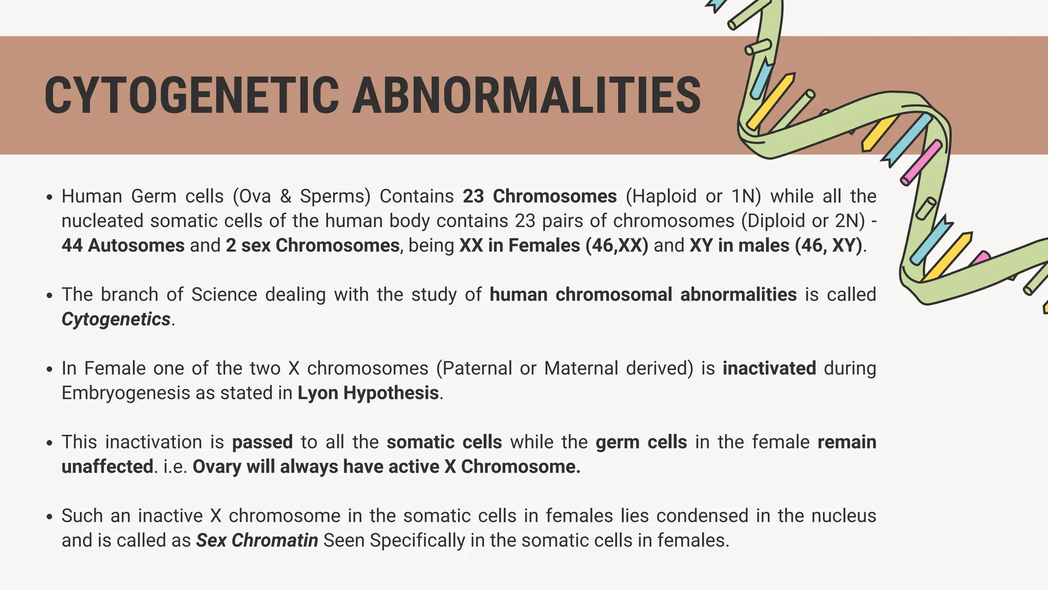 Genetic Disorders: Causes, Classifications and Chromosomal ...