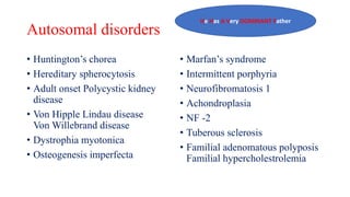 GENETIC DISORDER, MUTATIONS, CYTOGENETIC DISORDERS