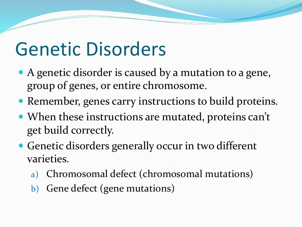 disorders