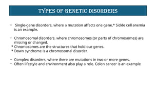 Genetic Disorders power point presentation.pptx