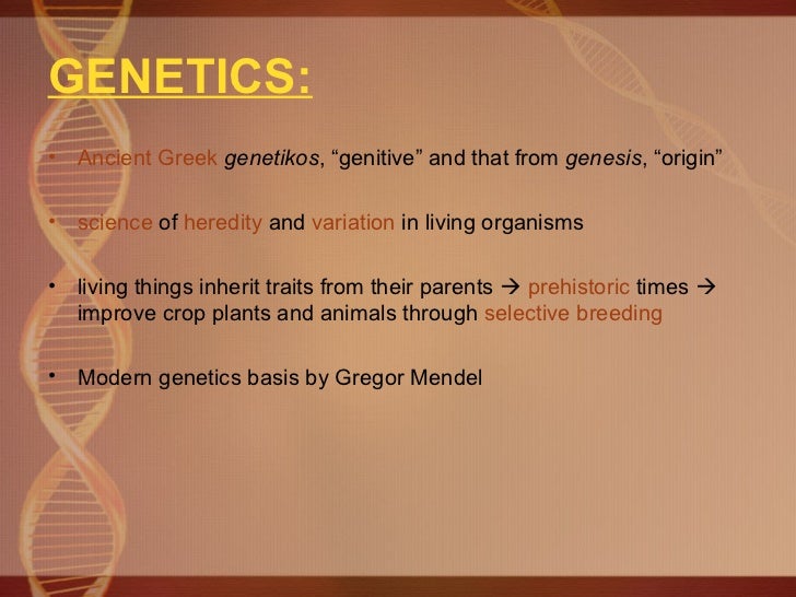 Genetic disorders 1