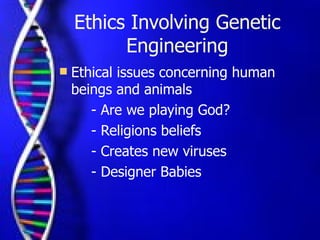 Genetic engineering 