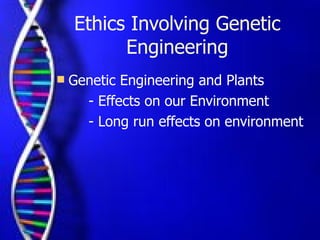 Genetic engineering 