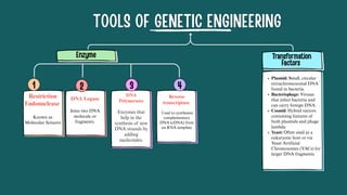 Genetic Engineering General introduction) -Biotechnology | PDF