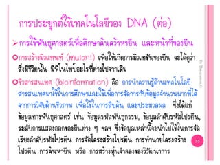 Genetic engineering แก้ไข60