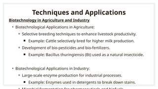 GENETIC ENGINEERING AND BIOTECHNOLOGY... | PPTX