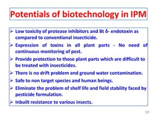 Genetic engineering & new technologies their progress in Integrated ...