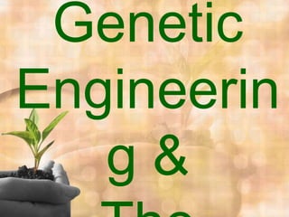 Genetic Engineering &The Benefits 