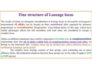 Genetic fine str. analysis & complementation | PPTX