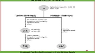 Accelerating crop genetic gains with genomic selection | PPTX