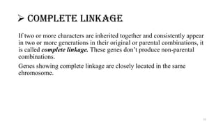Genetic linkage and crossing over | PDF