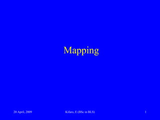 Mapping 