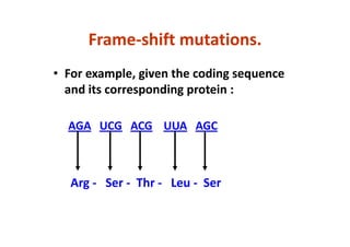 Genetic mutations | PDF
