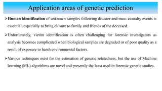 Genetic prediction using Machine Learning Techniques .pptx