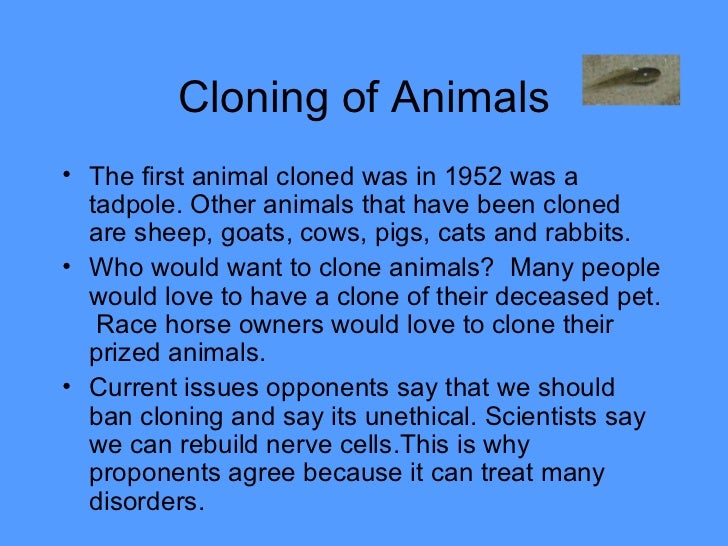 Extinct Animal Cloning