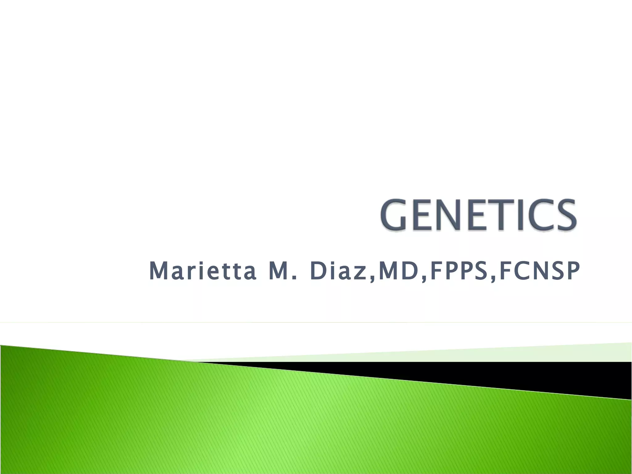 Genetics | PPT