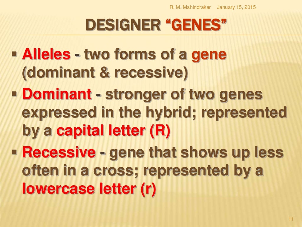 Genetics for NCERT class 12