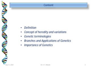 Genetics | PPT