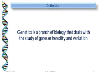 Genetics | PDF