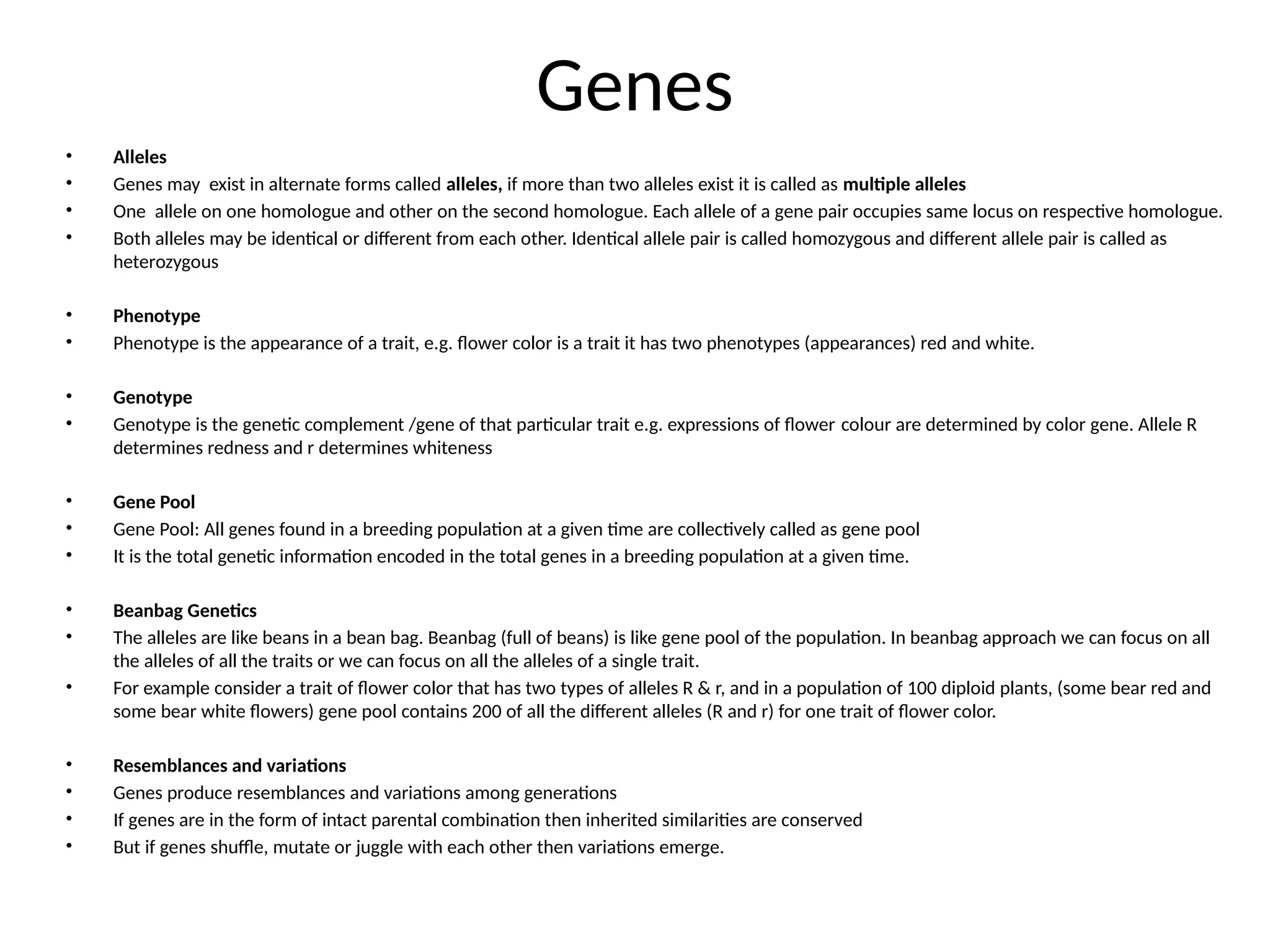 Genetics, chromosomes & their types, gene | PPT