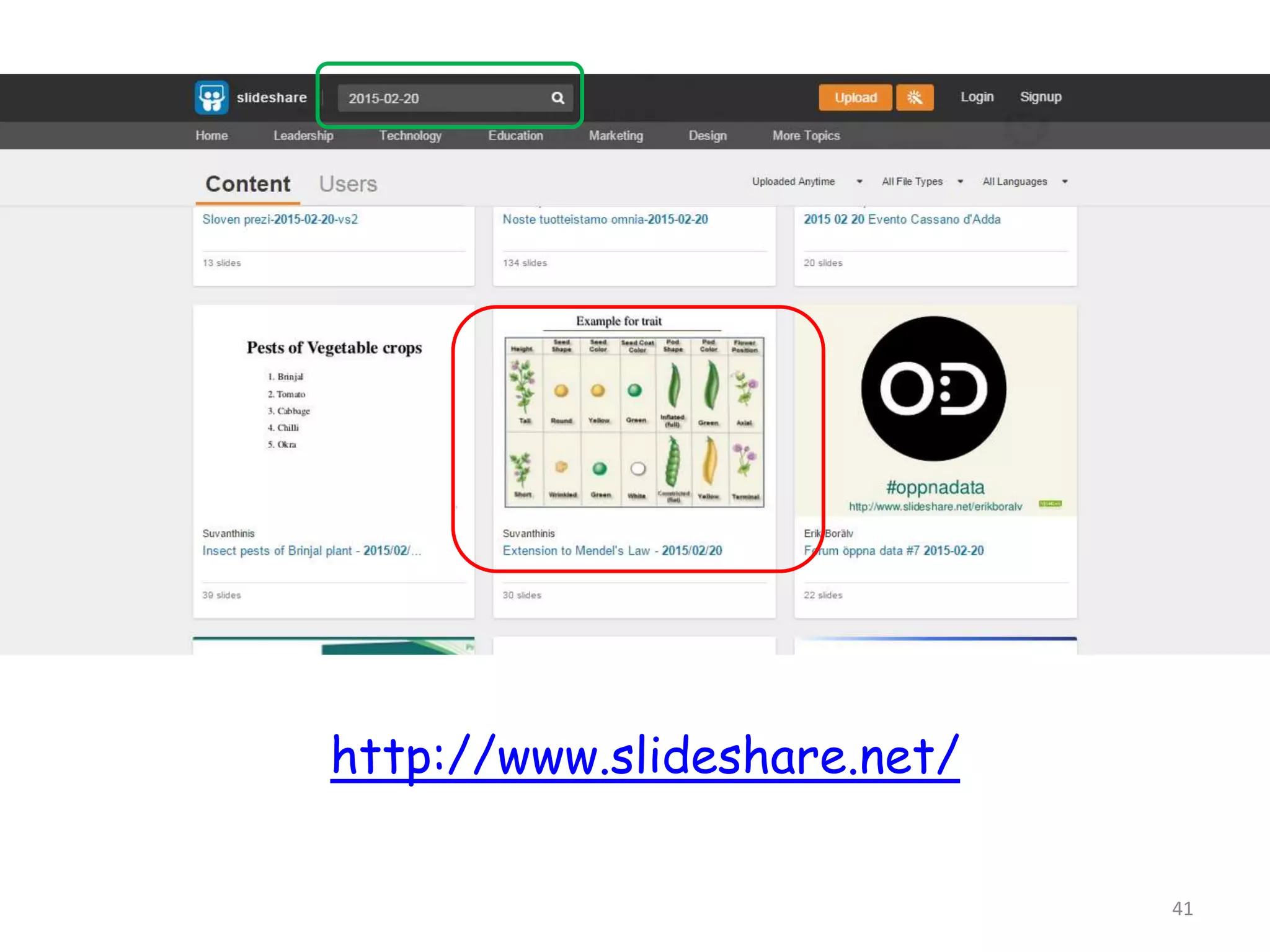 41
http://www.slideshare.net/
 