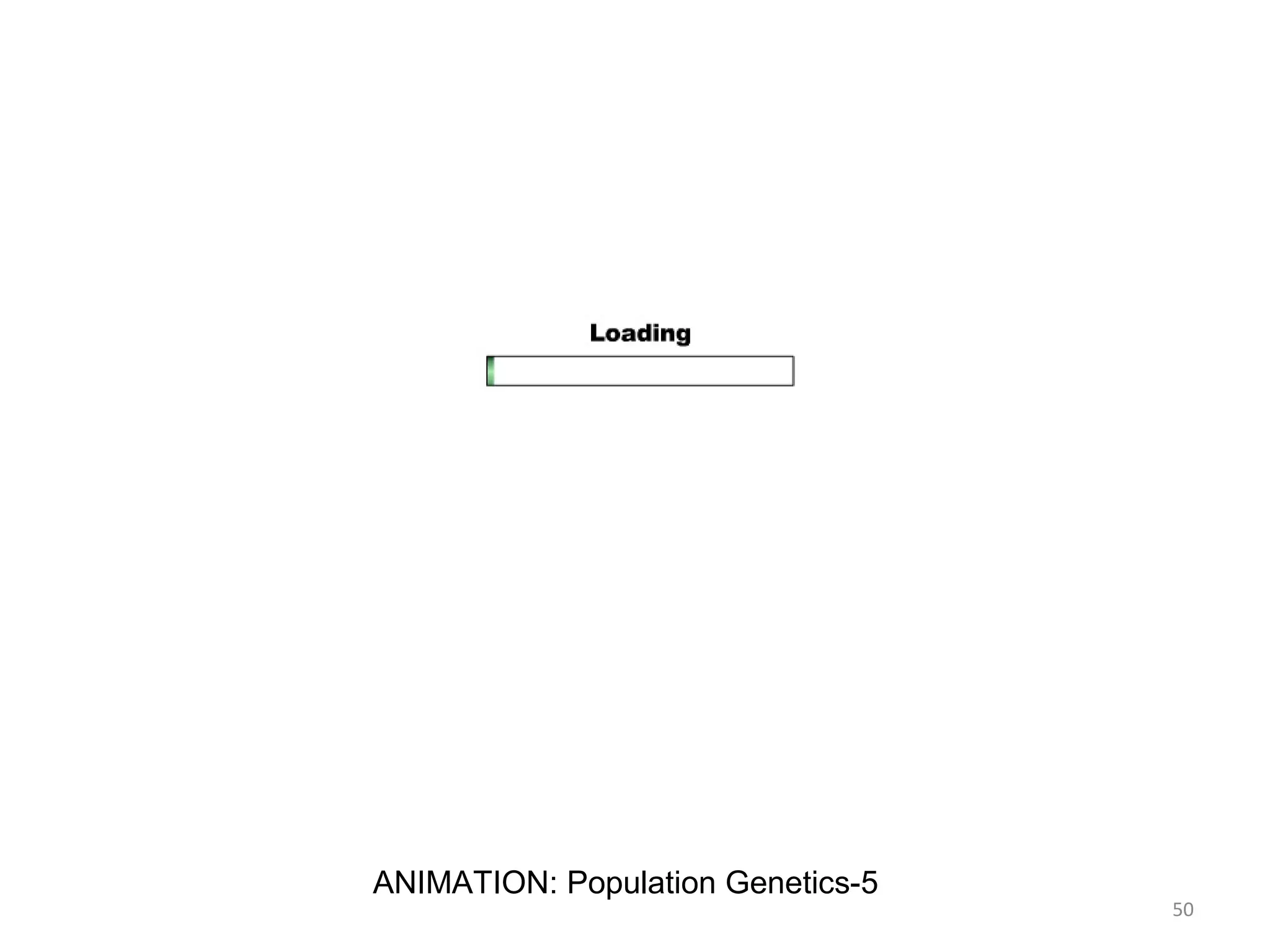 50
ANIMATION: Population Genetics-5
 