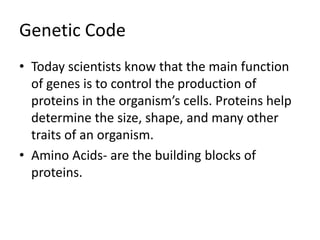Genetics chapter 3 power point final | PPTX