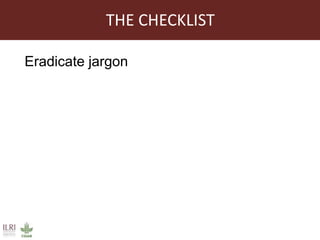 Communications practices for livestock genetics for Africa