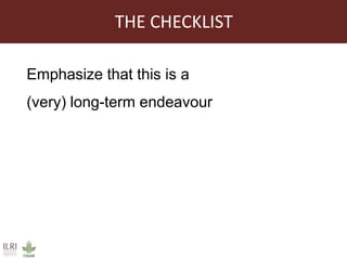 Communications practices for livestock genetics for Africa