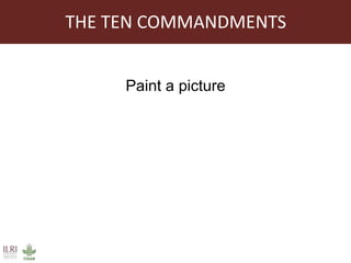 Communications practices for livestock genetics for Africa