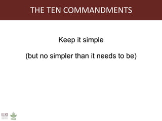 Communications practices for livestock genetics for Africa