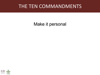 Communications practices for livestock genetics for Africa