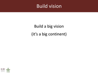 Communications practices for livestock genetics for Africa