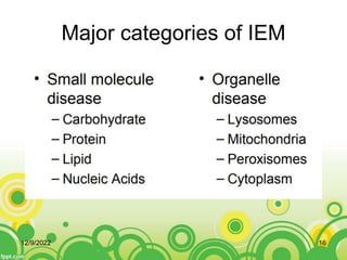 Major categories of IEM
12/9/2022 16
 