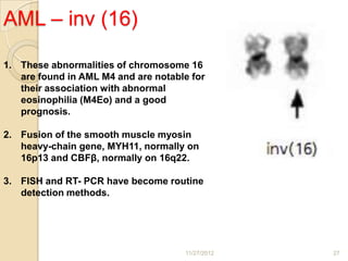 Genetics in haematology2012 | PPTX
