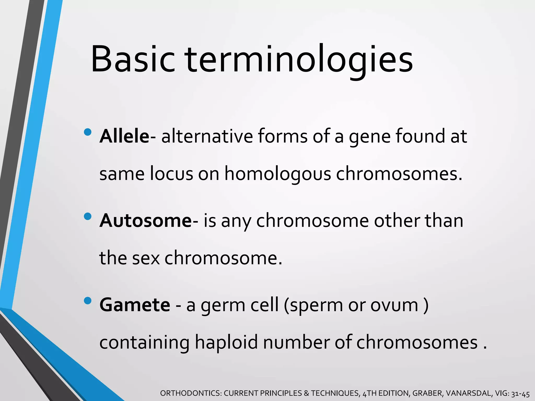 Genetics in Orthodontics | PPTX