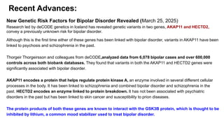 GENETICS OF MOOD DISORDERS - Depression and Bipolar disorder | PPTX