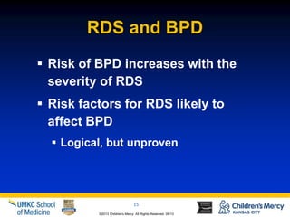 Bpd Rds Genetics of Lung Disease | PPTX