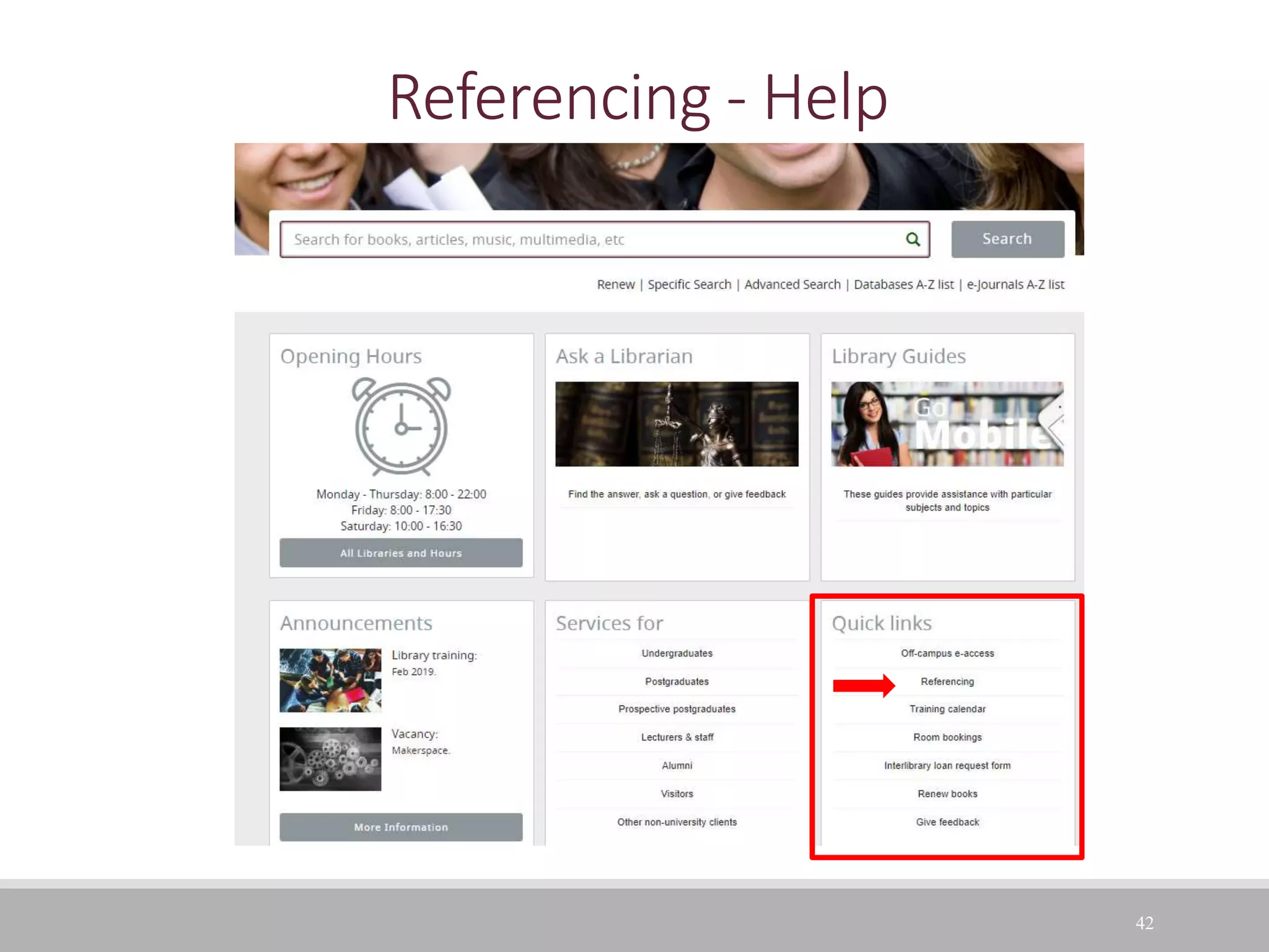 Referencing - Help
42
 