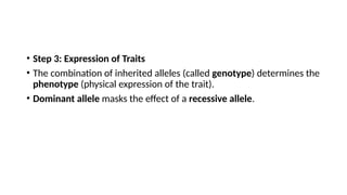 GENETICS ppt.pptx for bsc nursing 3rd semester students | PPTX