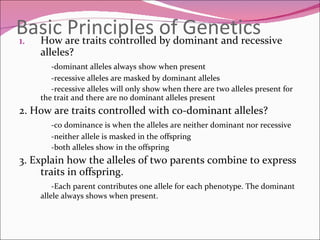 Genetics research project | PPT