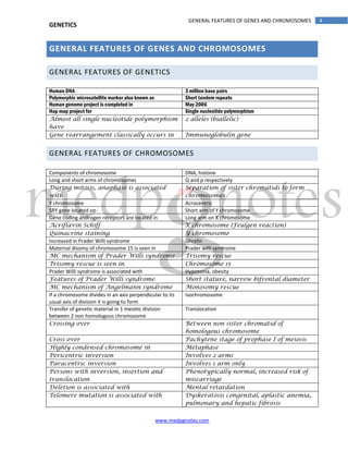 Genetics sample | PDF