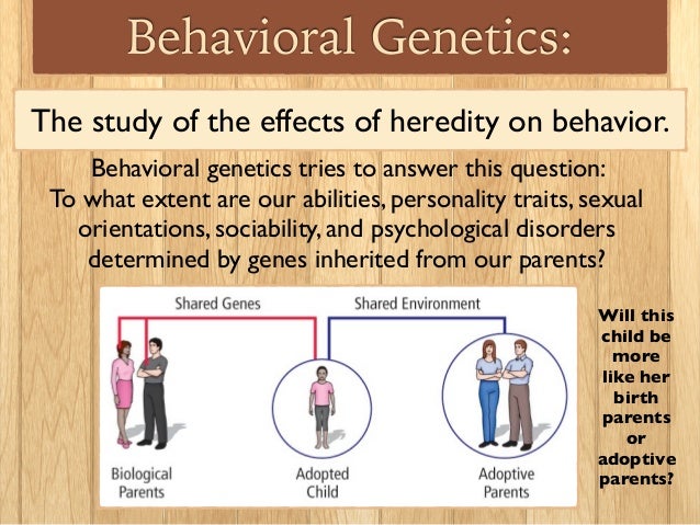 Genetics And Behavior
