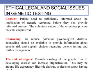 GENETIC TESTING: 