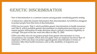 Genetic Testing, ADVANCED NURSING PRACTICE | PPTX